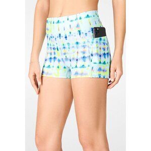 Fabletics Oasis PureLuxe High-Waisted 2'' Shorts Women’s Size XL Sunstream